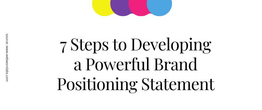 7 Steps to Developing a Brand Position Statement